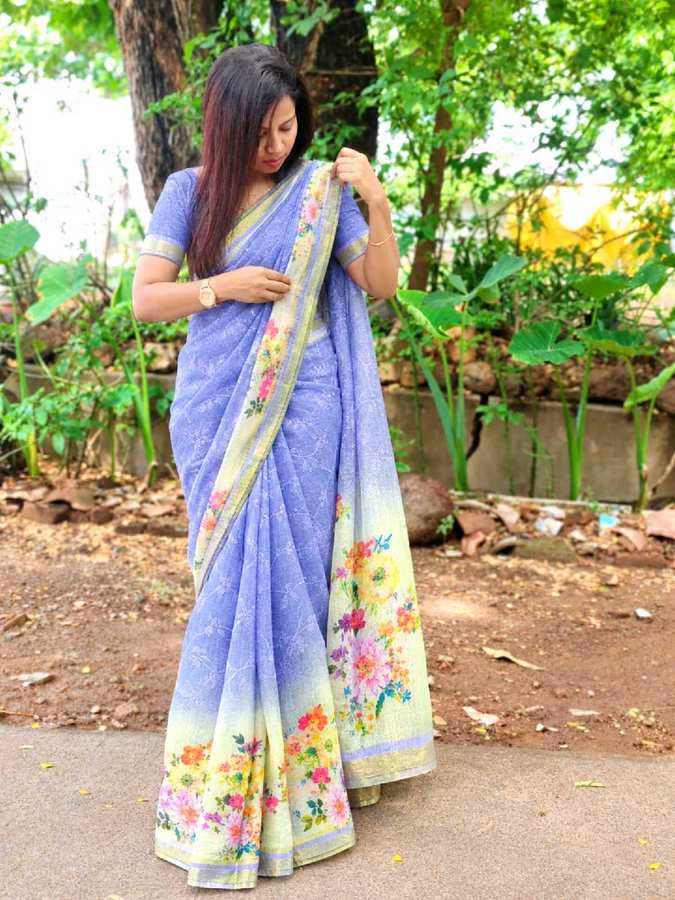 lavender-premium-linen-cotton-saree-with-floral-embroidery